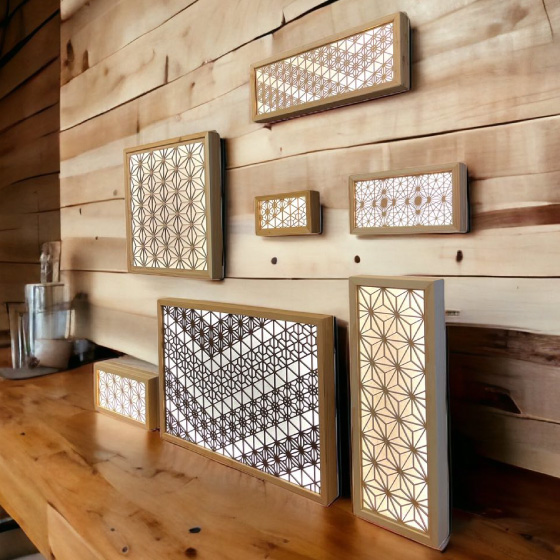 レーザー組子シリーズ